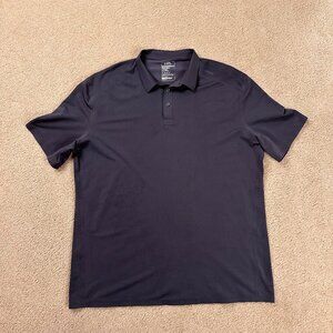 UNRL Golf XXL 2XL men Performance Pique polo T-shirt Gray Short Sleeve *read*